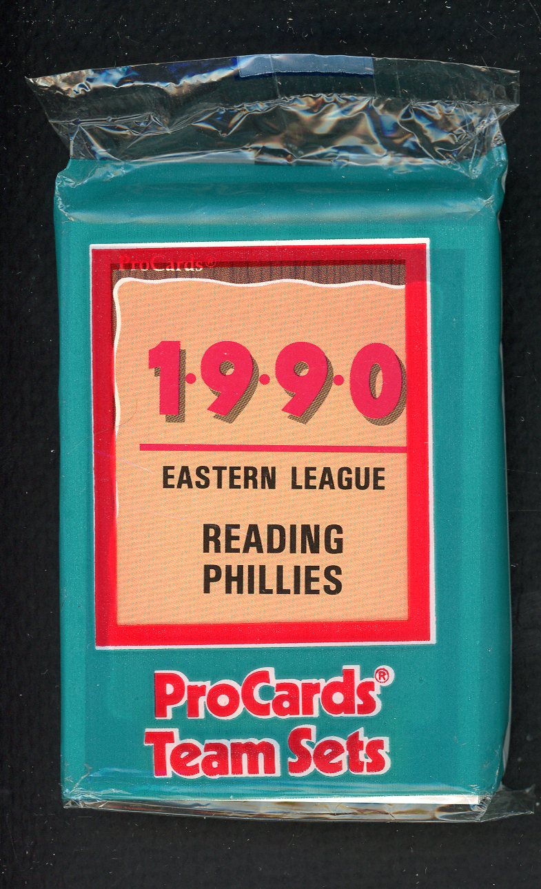 1990 Pro Card Reading Phillies Complete Set Andy Ashby 543850