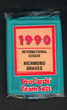 1990 Pro Card Richmond Braves Complete Set Steve Avery 543851