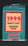 1990 Pro Card Rockford Expos Complete Set Sid Monge 543855