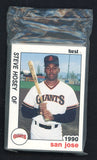 1990 Best San Jose Giants Complete Set Royce Clayton 543859