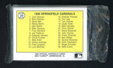 1990 Best Springfield Cardinals Complete Set Roger Erickson 543869