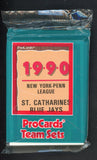 1990 Pro Card St. Catharines Blue Jays Complete Set Carlos Delgado 543870