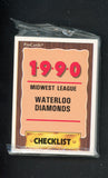 1990 Pro Card Waterloo Diamonds Complete Set Bryce Florie 543884