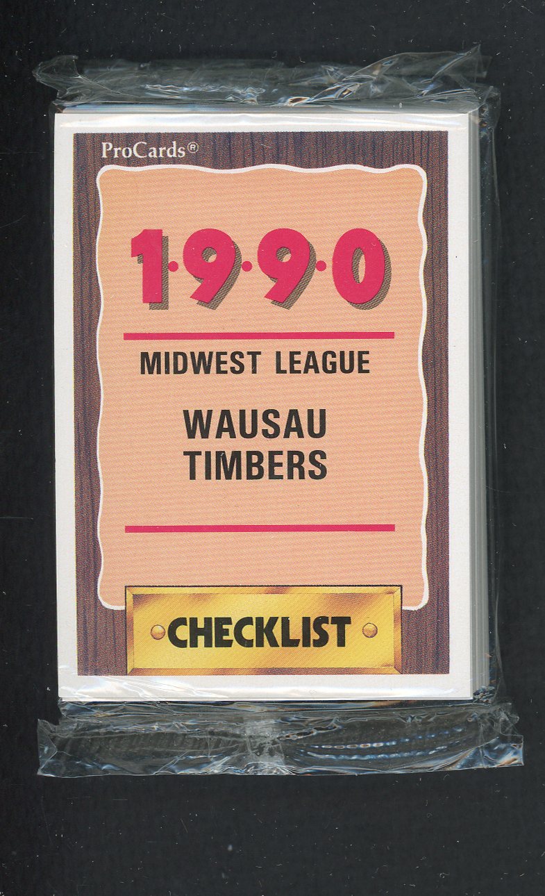 1990 Pro Card Wausau Timbers Complete Set Mike Young 543886