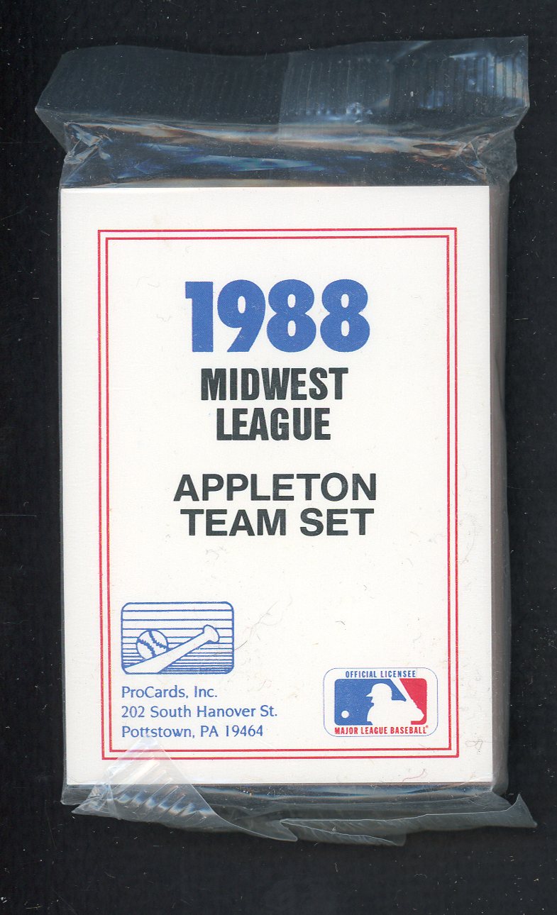1988 Pro Card Appleton Foxes Complete Set Terry Shumpert 543890