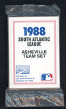 1988 Pro Card Asheville Tourists Complete Set Edgar Renteria 543891