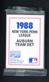 1988 Pro Card Auburn Astros Complete Set Kenny Lofton 543892