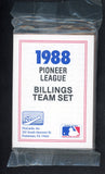1988 Pro Card Billings Mustangs Complete Set Reggie Sanders 543896