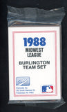 1988 Pro Card Burlington Braves Complete Set Eduardo Perez 543900