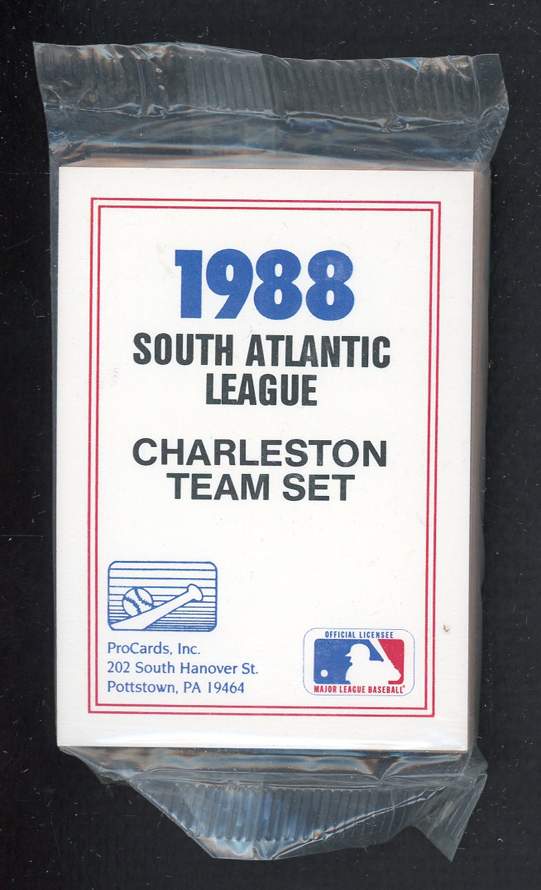 1988 Pro Card Charleston Rainbows Complete Set Doug Brocail 543902