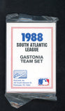 1988 Pro Card Gastonia Rangers Complete Set Wilson Alvarez 543917