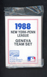1988 Pro Card Geneva Cubs Complete Set Skip Eggleston 543918