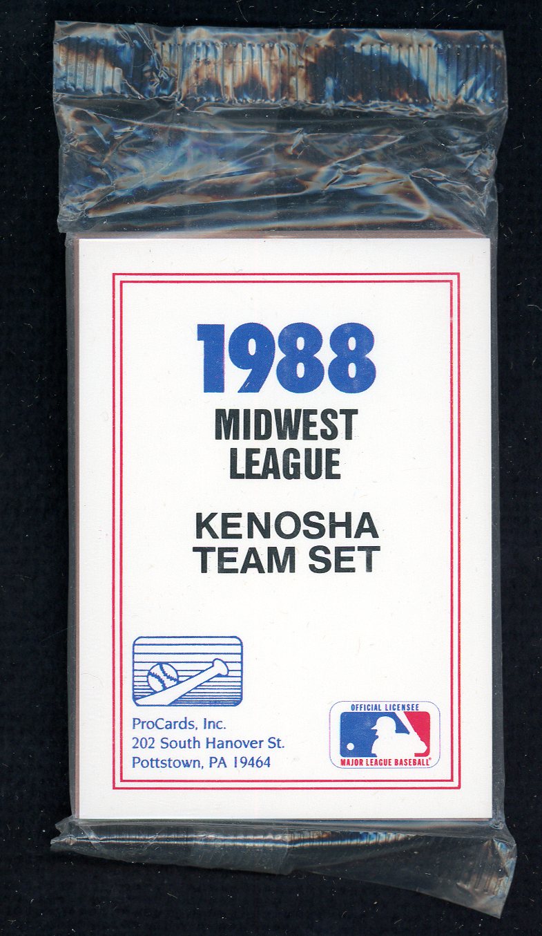 1988 Pro Card Kenosha Twins Complete Set Willie Banks 543929