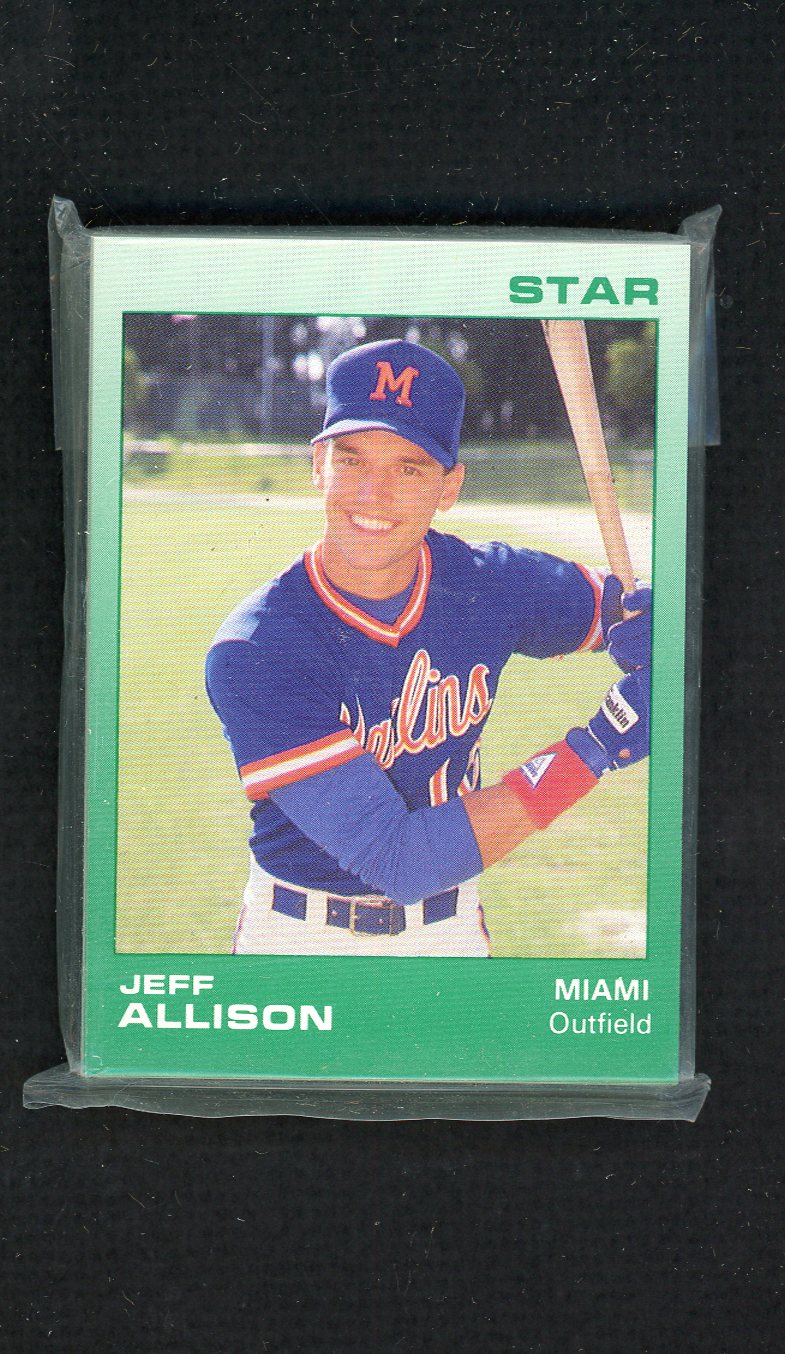 1988 Star Miami Marlins Complete Set Clay Hill 543937