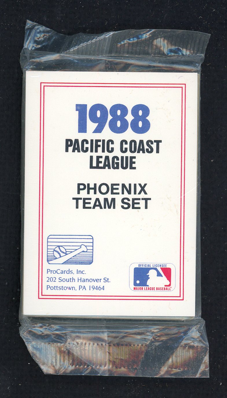 1988 Pro Card Phoenix Firebirds Complete Set Matt Williams 543947