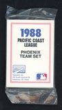 1988 Pro Card Phoenix Firebirds Complete Set Matt Williams 543947