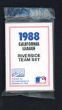 1988 Pro Card Riverside Red Wave Complete Set Ricky Bones 543955