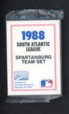 1988 Pro Card Spartanburg Phillies Complete Set Jim Vatcher 543962