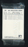 1988 Pro Card Syracuse Chiefs Complete Set Glenallen Hill 543969