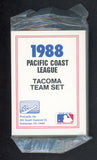 1988 Pro Card Tacoma Tigers Complete Set Luis Polonia 543970