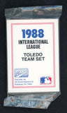 1988 Pro Card Toledo Mud Hens Complete Set Billy Beane 543973