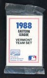 1988 Pro Card Vermont Mariners Complete Set Omar Vizquel 543977