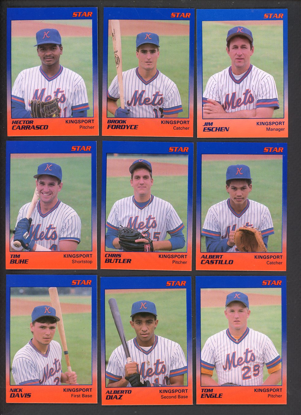 1989 Star Kingsport Mets Complete Set Brook Fordyce 544046