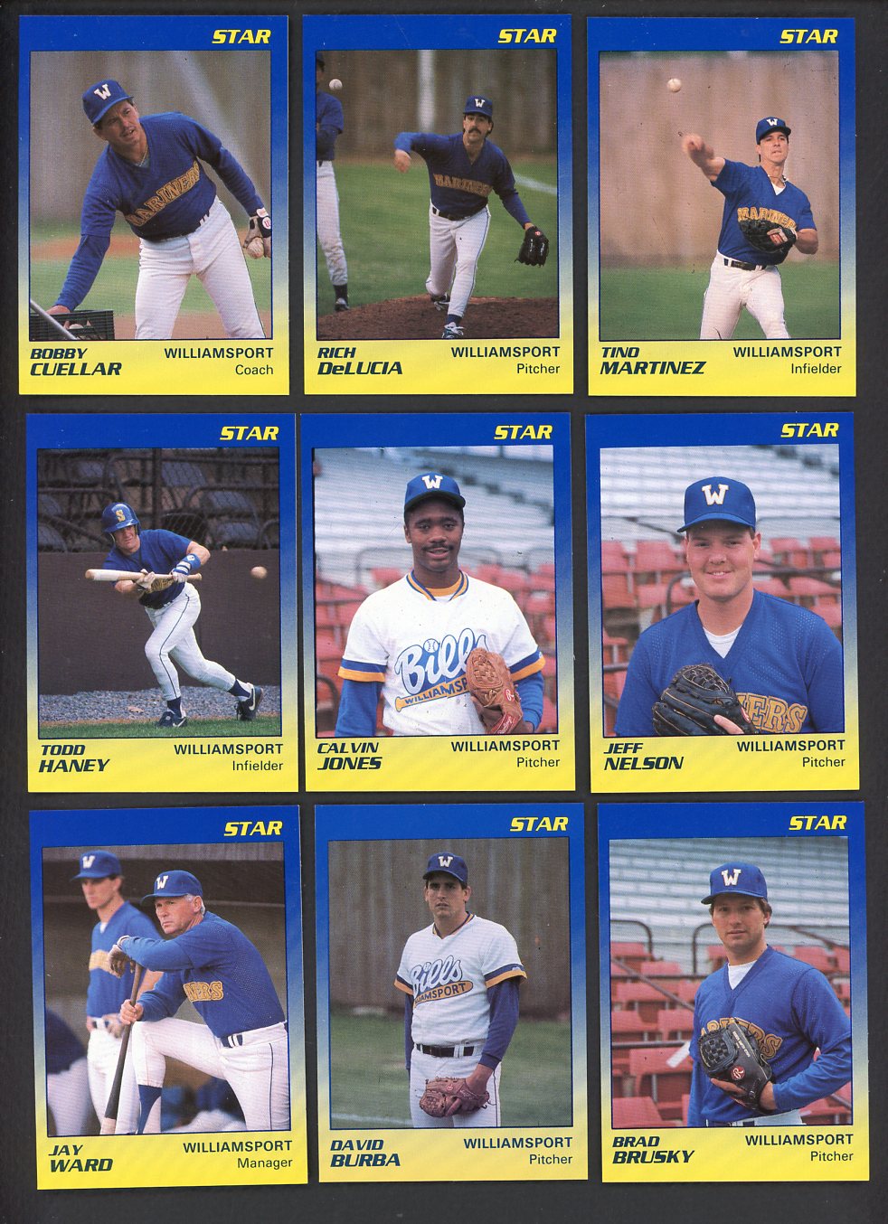 1989 Star Williamsport Bills Complete Set Tino Martinez 544072