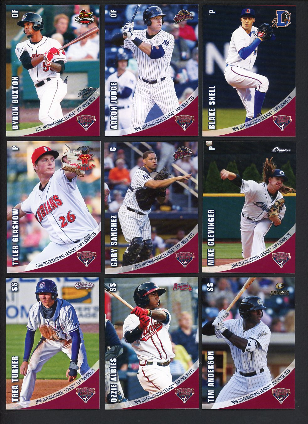 2016 Choice Int'l League Prospects Complete Set Aaron Judge 544122