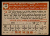 1952 Topps Baseball #044 Con Dempsey Phillies EX-MT Red 544133