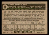 1952 Topps Baseball #048 Joe Page Yankees EX-MT Black 544134