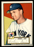 1952 Topps Baseball #049 Johnny Sain Yankees EX Red 544135
