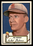 1952 Topps Baseball #058 Bob Mahoney Browns EX-MT Black 544141