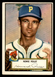 1952 Topps Baseball #063 Howie Pollet Pirates VG-EX Red 544144