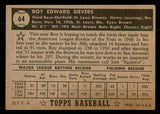 1952 Topps Baseball #064 Roy Sievers Browns VG-EX Black 544145