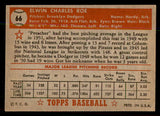 1952 Topps Baseball #066 Preacher Roe Dodgers EX-MT Red 544147