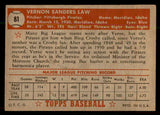1952 Topps Baseball #081 Vern Law Pirates EX+/EX-MT 544157