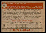 1952 Topps Baseball #082 Duane Pillette Browns EX 544158