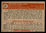 1952 Topps Baseball #086 Ted Gray Tigers EX 544162