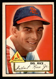 1952 Topps Baseball #100 Del Rice Cardinals EX-MT 544175