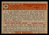 1952 Topps Baseball #100 Del Rice Cardinals EX-MT 544175