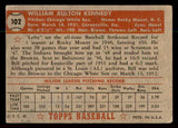 1952 Topps Baseball #102 Bill Kennedy Browns VG-EX 544177