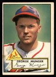 1952 Topps Baseball #115 George Munger Cardinals EX-MT 544190