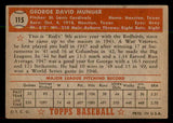 1952 Topps Baseball #115 George Munger Cardinals EX-MT 544190