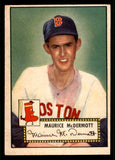 1952 Topps Baseball #119 Maurice McDermott Red Sox EX 544194