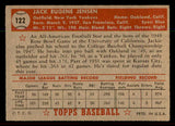 1952 Topps Baseball #122 Jackie Jensen Yankees EX-MT 544197