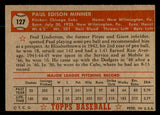 1952 Topps Baseball #127 Paul Minner Cubs EX+/EX-MT 544202