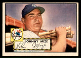 1952 Topps Baseball #129 Johnny Mize Yankees EX 544204