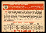 1952 Topps Baseball #133 Al Widmar White Sox EX+/EX-MT 544208