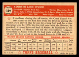 1952 Topps Baseball #139 Ken Wood Red Sox VG-EX 544214